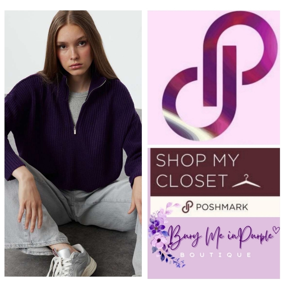QUARTER ZIP SWEATER